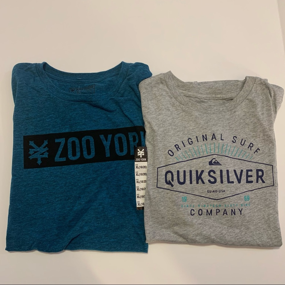 Set of 2 Young Men’s T-Shirts Size: XL YM